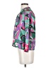 Etcetera 100% Polyester Floral Purple 3/4 Sleeve Blouse Size 2 - photo 5