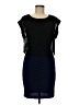 Bongo Color Block Black Cocktail Dress Size M - photo 1