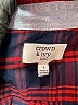 Crown & Ivy Plaid Red Long Sleeve Button-Down Shirt Size 6 - photo 3