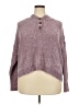 Ultra Flirt 100% Polyester Purple Pullover Sweater Size 2X - photo 1