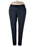 Libin Solid Blue Active Pants Size 2X - photo 1