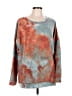 Unbranded Tie-dye Orange Pullover Sweater Size L (estimated) - photo 1