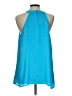 CeCe 100% Polyester Blue Sleeveless Blouse Size L - photo 2