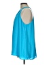 CeCe 100% Polyester Blue Sleeveless Blouse Size L - photo 5