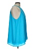 CeCe 100% Polyester Blue Sleeveless Blouse Size L - photo 4