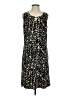 Dana Buchman Animal Print Black Cocktail Dress Size S - photo 1