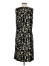 Dana Buchman Animal Print Black Cocktail Dress Size S - photo 2