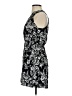 Elle 100% Rayon Paisley Black Cocktail Dress Size XS - photo 5