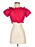 Zara Basic Red Short Sleeve Blouse Size XS - photo 1