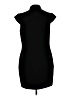 Aqua 100% Polyester Solid Black Cocktail Dress Size L - photo 2