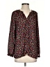 Gibson Polka Dots Black Long Sleeve Blouse Size XS - photo 1