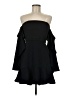 BCBGMAXAZRIA 100% Polyester Solid Black Cocktail Dress Size 6 - photo 1