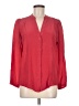 Zoe & Sam Red Long Sleeve Blouse Size M - photo 1