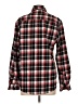 Centro Plaid Red Long Sleeve Button-Down Shirt Size S - photo 2