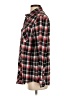Centro Plaid Red Long Sleeve Button-Down Shirt Size S - photo 5