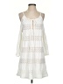 Blue Island 100% Polyester White Casual Dress Size S - photo 1
