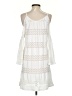 Blue Island 100% Polyester White Casual Dress Size S - photo 2