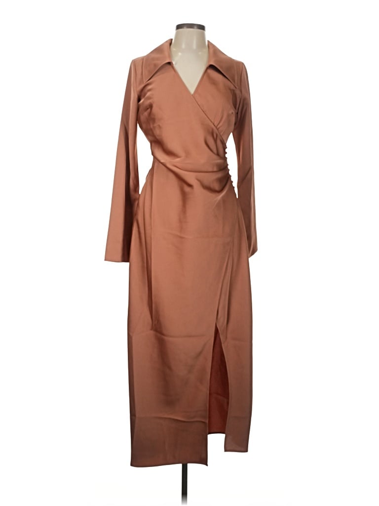 Pre-owned C/meo Collective Cocktail Dress In Brown