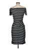 The Vanity Room Stripes Black Cocktail Dress Size M - photo 2