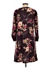 Apt. 9 Floral Burgundy Casual Dress Size S - photo 2