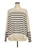 Liz Claiborne Stripes Ivory Pullover Sweater Size 3X - photo 1