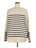 Liz Claiborne Stripes Ivory Pullover Sweater Size 3X - photo 2