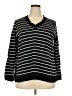 Gap Outlet 100% Cotton Stripes Black Pullover Sweater Size XXL - photo 1