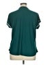 89th & Madison Teal Short Sleeve Blouse Size XL - photo 2
