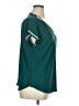 89th & Madison Teal Short Sleeve Blouse Size XL - photo 4