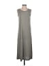 Lush Solid Gray Casual Dress Size S - photo 1