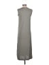 Lush Solid Gray Casual Dress Size S - photo 2