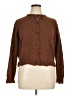 Zara 100% Polyester Brown Long Sleeve Blouse Size XL - photo 1