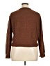 Zara 100% Polyester Brown Long Sleeve Blouse Size XL - photo 2