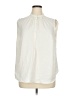 Remade 100% Polyester Ivory Sleeveless Blouse Size 1X - photo 1