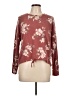 Assorted Brands Burgundy Long Sleeve Blouse Size L - photo 1