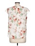 Lily White Ivory Sleeveless Blouse Size L - photo 2