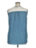 New Directions 100% Polyester Blue Sleeveless Blouse Size XL - photo 2