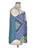 New Directions 100% Polyester Blue Sleeveless Blouse Size XL - photo 4