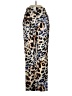 Cameo 100% Polyester Animal Print Blue Casual Pants Size XS - photo 1