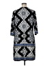Roz & Ali Print Blue Casual Dress Size 16 - photo 2
