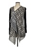 Le Chateau 100% Polyester Gray Black Cardigan Size XS - photo 1