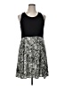 Apt. 9 Animal Print Black Cocktail Dress Size XL (petite) - photo 1