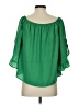Vine & Love 100% Polyester Green 3/4 Sleeve Blouse Size S - photo 2