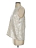 Vince Camuto 100% Polyester Silver Ivory Sleeveless Blouse Size S - photo 5