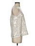Vince Camuto 100% Polyester Silver Ivory Sleeveless Blouse Size S - photo 4