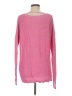 Gap 100% Cotton Solid Pink Pullover Sweater Size M - photo 2