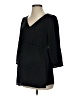 Ingrid + Isabel 100% Polyester Black 3/4 Sleeve Blouse Size Sm Maternity (1) - photo 1