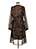 Walter Baker 100% Polyester Animal Print Brown Cocktail Dress Size 8 - photo 2