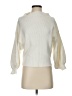 Line & Dot Solid Ivory Turtleneck Sweater Size S - photo 1