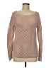 Ann Taylor LOFT 100% Cotton Polka Dots Tan Pullover Sweater Size M - photo 1